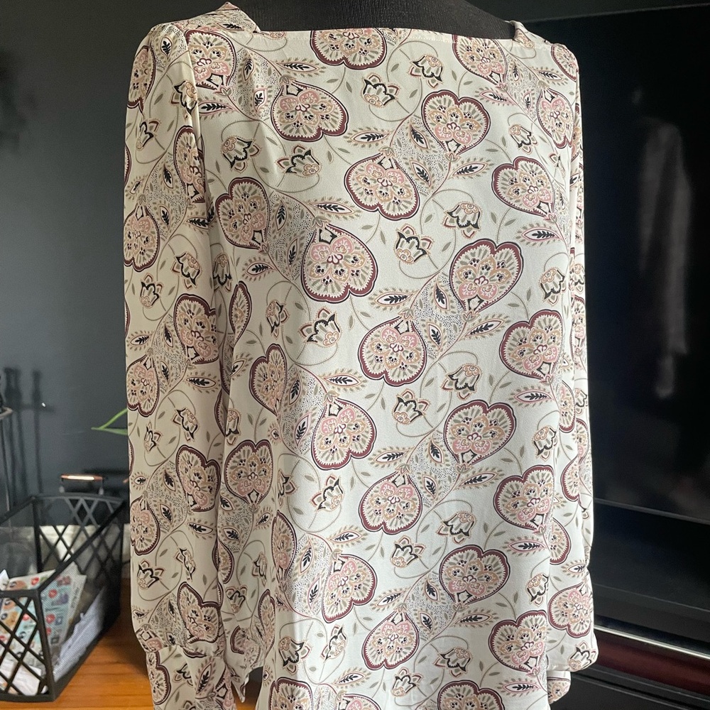 LOFT Paisley Print Blouse